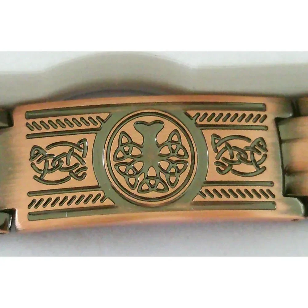 Men's 99.99% Pure Copper Tree of Life Magnetic Bracelet Adjustable